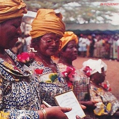 Mrs. CT Fomenky with her good friend Mrs. Elias Joe, both now of blessed memory.  Award ceremony at Kumba Grand Stand, during women's day.  Circa 2003