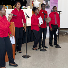 The Peculiar Family Worship Centre Choir led by Mrs. Yetunde Olusola rendering the Praise and Worship