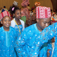 Imuentiyan, Omoruyi and Ehighie Aliu Otokiti dances into the hall