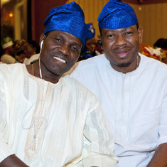 Mr Amos Afolorunsho and Mr. Babs Olusola