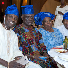 Daddy and Mummy Afolorunsho with Mr Amos Afolorunsho and Mr. Babs Olusola