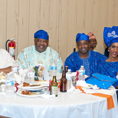 Mr and Mrs Okuwa, Prince Adebayo Fatila and a guest