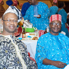 Mr Agbe-a friend of Mr Wilfred Aliu Otokiti from Atlanta with Mr. Kenneth-Unuovurhaye( Son in law to Queen Mama Eniyemamwen Aliu-Otokiti) and husband of Adijatu Aliu Kenneth-Unuovurhaye