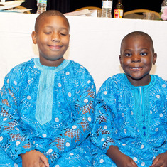 Omoruyi Aliu Otokiti and Ejiro Kenneth-Unuovurhaye-- Queen Mama Eniyemamwen Aliu-Otokiti's Grand Sons