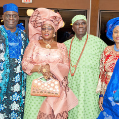 Mr and Mrs Idehen with Mr and Mrs Adebanjo