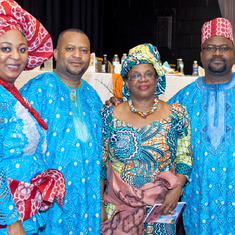Mr and Mrs Wilfred Aliu Otokiti, Mama Africa and Dr Stanley Aliu Otokiti