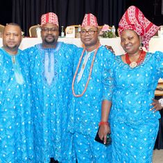Mama Otokiti's Children- Wilfred, Stanley, Adam and Adijatu Aliu-Otokiti on Mama's Celebration of Life party