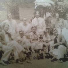 Oldest picture Jocson clan's family:  Querubin Sr. (seated extreme right) & Nene Mang Concepcion (standing behind extreme right)
