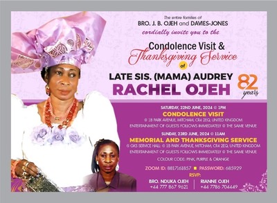 Rachel Audery Ojeh