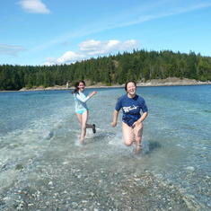 Shark spit, Marina Island B.C.