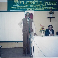 During one of his speeches