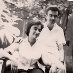 Rafi and his sister Salima in 1956
