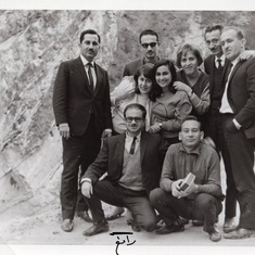 An outing with friends in 1965 in northern Iraq