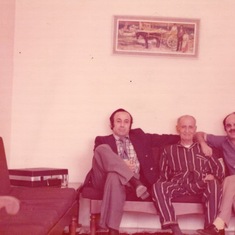 Rafi with his father and Jewdad in 1979