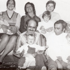 Rafi and family in 1976
