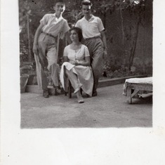 Rafi, Salema, and Elias in 1958