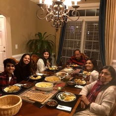 It was such a special 2017 thanksgiving - “parts” of 3 families - made us “whole”