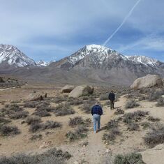 Hiking in the Eastern Sierras, March, 2014