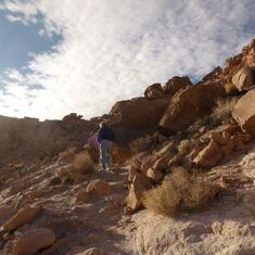 Hiking in the Eastern Sierras, March, 2014