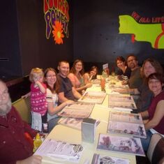 Corvette Diner - holiday 2013 - the Baty table