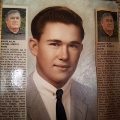 My daddy's senior picture