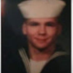 This is from when he first went into the U.S. Navy