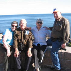 Ralph and Kathy on vacation with Pat and Lucille, 2011