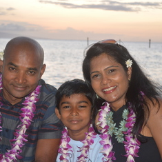Ram and Family in Hawaii