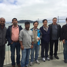 Ram with Levis team at Embarcadero