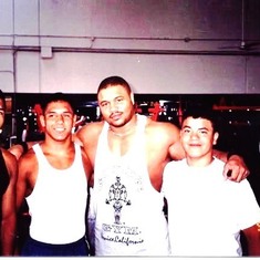 the boys at golds gym