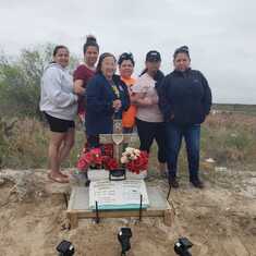 We all came to visit your memorial at yout favorite place.  Ship Channel.
