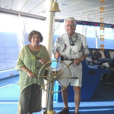 Ramon with his lovely Gal Pal Shirley on her Birthday Cruise