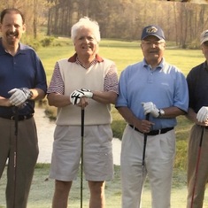 Ramon and friends during his golfing haydays!