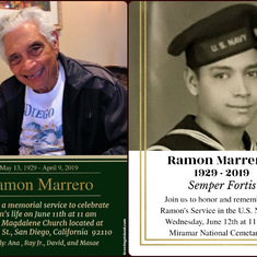 Come and celebrate the life and times of Ramon Marrero on June 11th and June 12th!