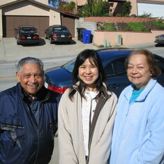 Mom and Dad with Marumi on 2/25/2006
