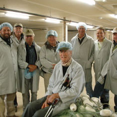 Salmon processing plant tour - Alaska 2011
