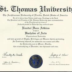 DIPLOMA SAINT THOMAS