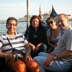 A Gondola ride with our new friends Aracely and Ricardo 