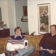 Randy and Dad 1978