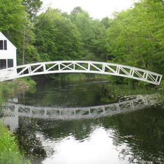 Somesville, Maine pump house and bridge