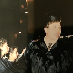 Graduating from Humboldt State.