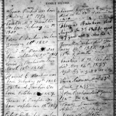 1805 Family Bible, Bradshaw-Rankin-679-births & deaths
