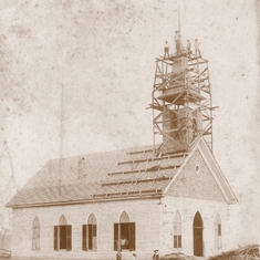 1896 WestminsterChurch-moved & rebuilt by CH Rankin-White Pine (1)