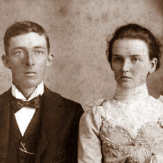 1899 Frank W & Lula Sharp Rankin-wedding photo (2)