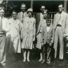 1929 Frank W Rankin family-Frank, Roy, Lula, Ralph, Helen, Lynn, Beulah, Stanley, Earle, Ross