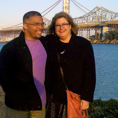 Raphael and Lauren at The Bay Bridge