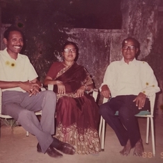 Chittanna with parents at Sussaunty place in Dudgoan