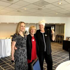 Reception Honoring Ray - Heather Spinosa, Jeanne Spinosa, Susan Spinosa