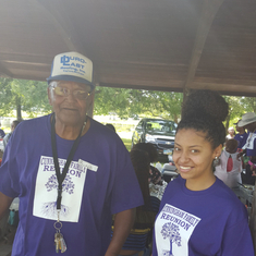 Uncle Butch and Great Niece Demeka Cunningham 