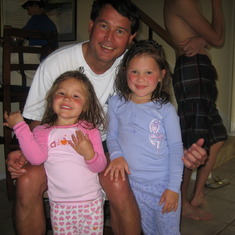 Ray with his nieces ( Alexa & Lauren Shaffer) We love you Uncle Ray!!